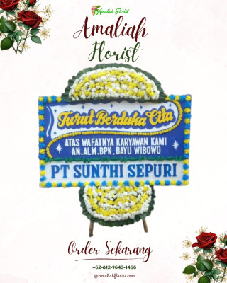 Papan Bunga Duka di Jati Perumnas