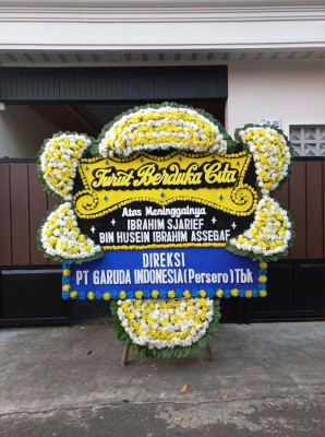 Papan Bunga Duka di Jati Perumnas