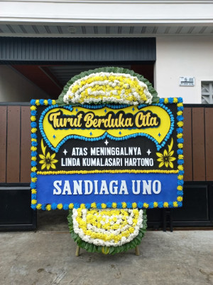 Papan Bunga Duka di Jati Perumnas